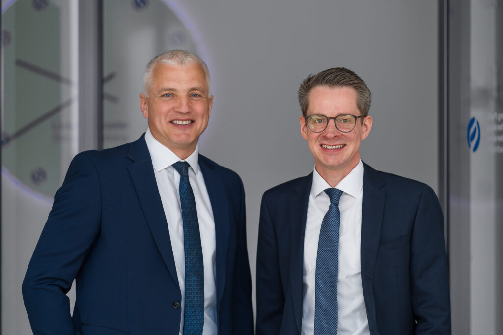 Portraitbild der beiden Kanzleiinhaber von Linke & Höseler Steuerberatung